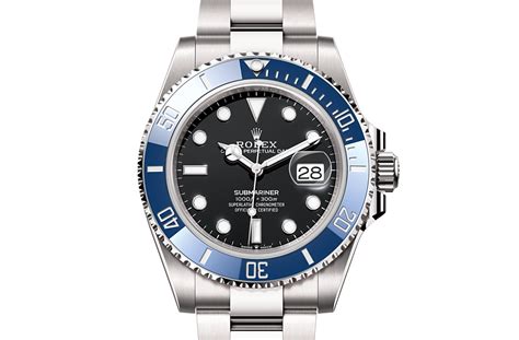 rolex submariner blue dial black bezel|Rolex m126619lb 0003.